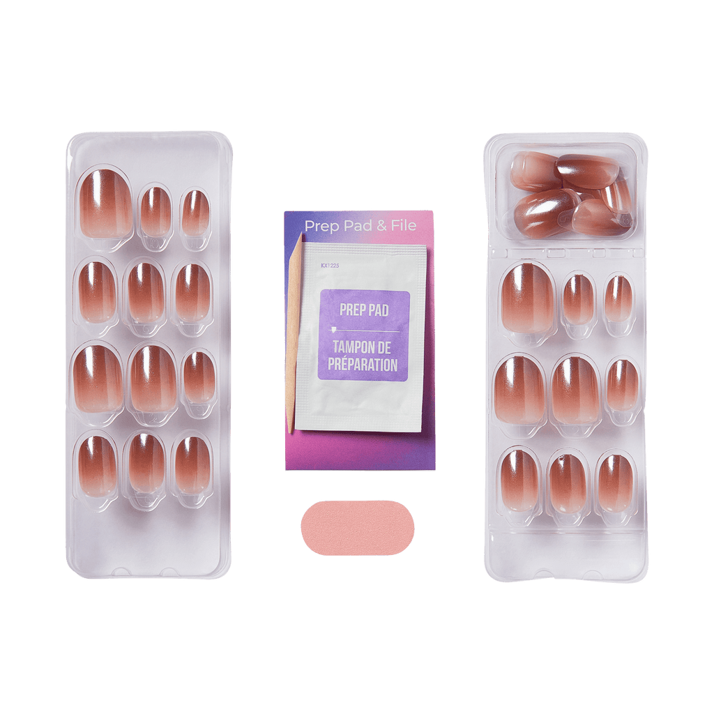Simple style Press On Nails - Blissful Radiance
