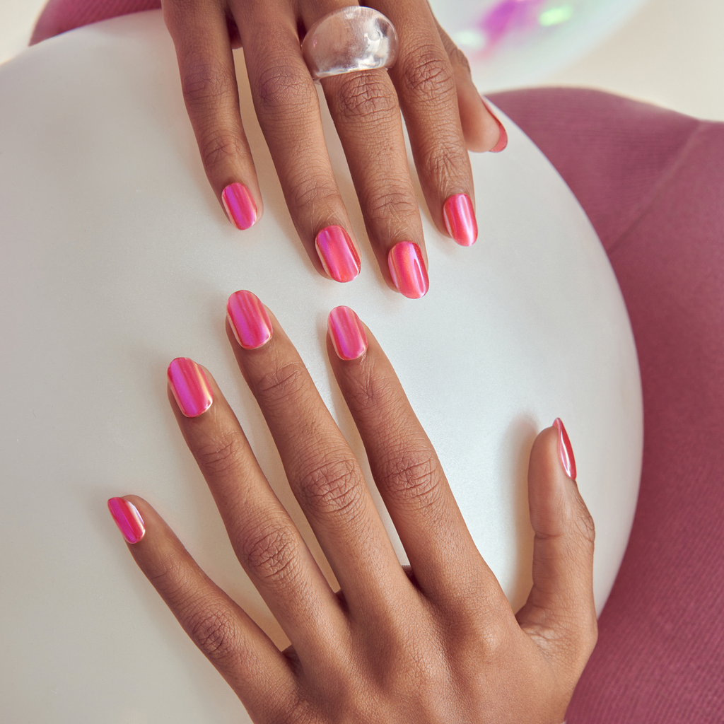 Simple style Press On Nails - Floating