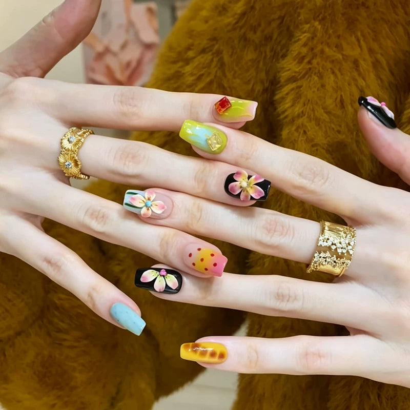 Summer Hot Girl Hand Nail Art