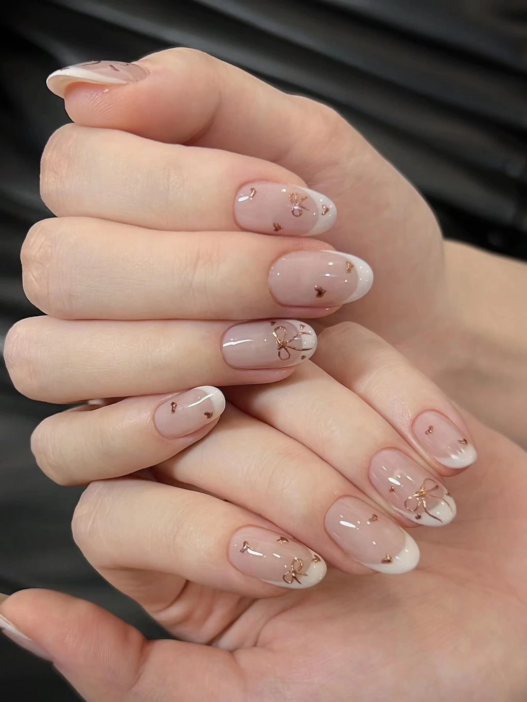 Sweet and girly handmade wearable nail stickers