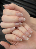 Sweet and girly handmade wearable nail stickers