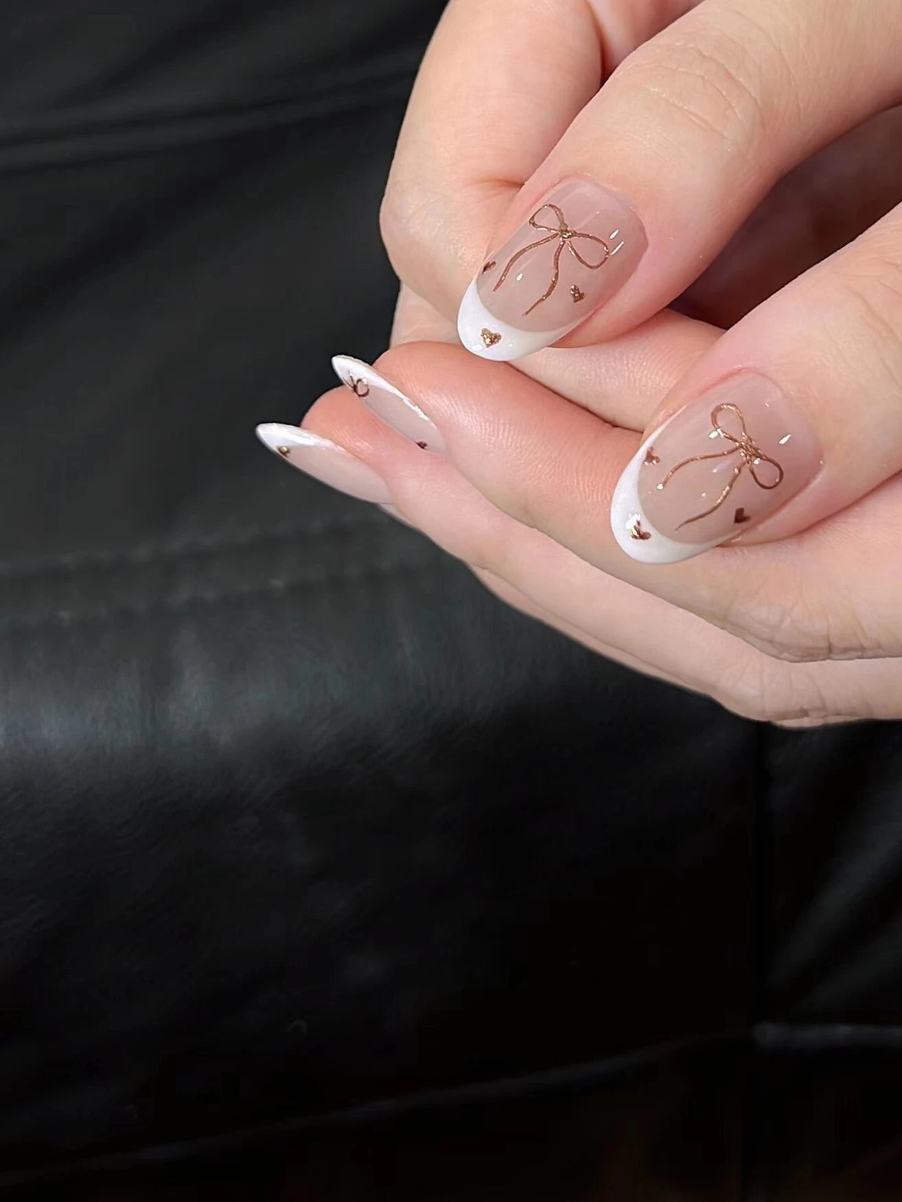 Sweet and girly handmade wearable nail stickers