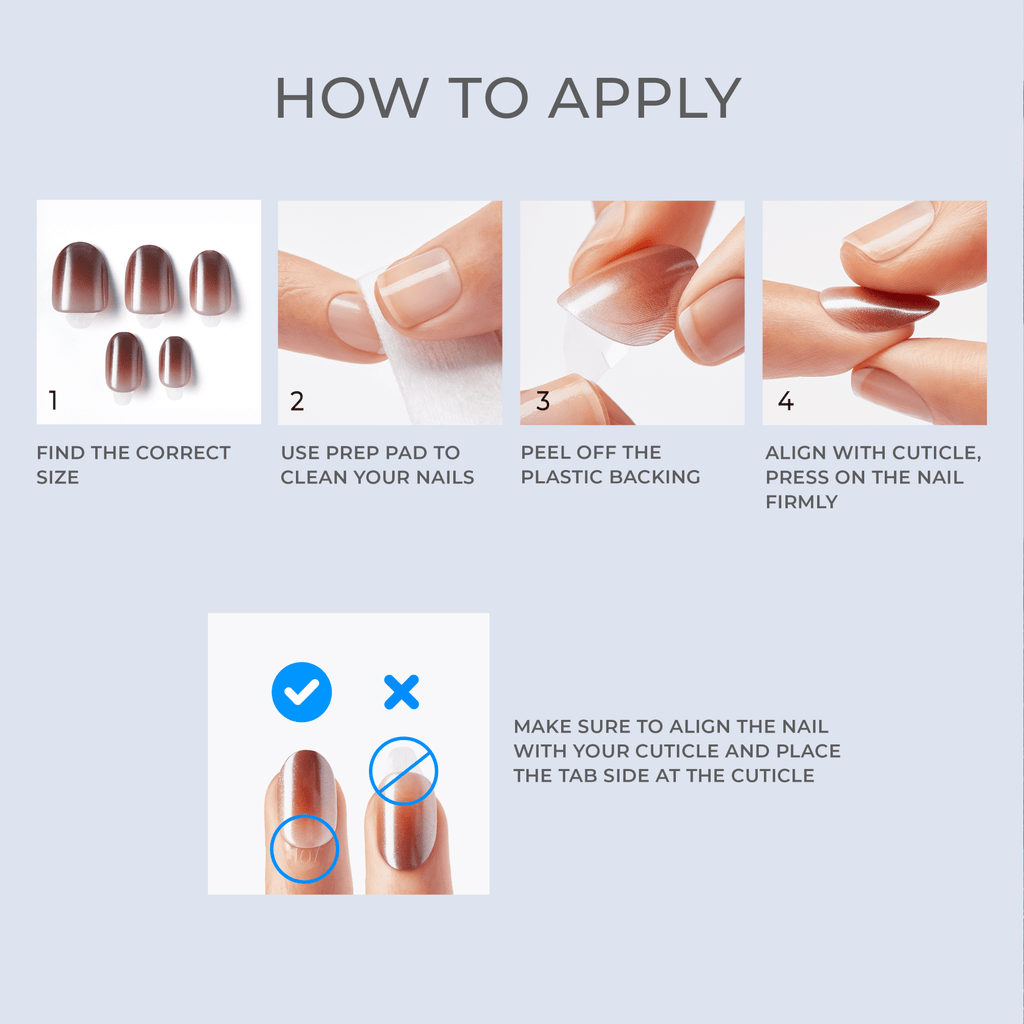 Simple style Simple style Press On Nails - Blissful Radiance