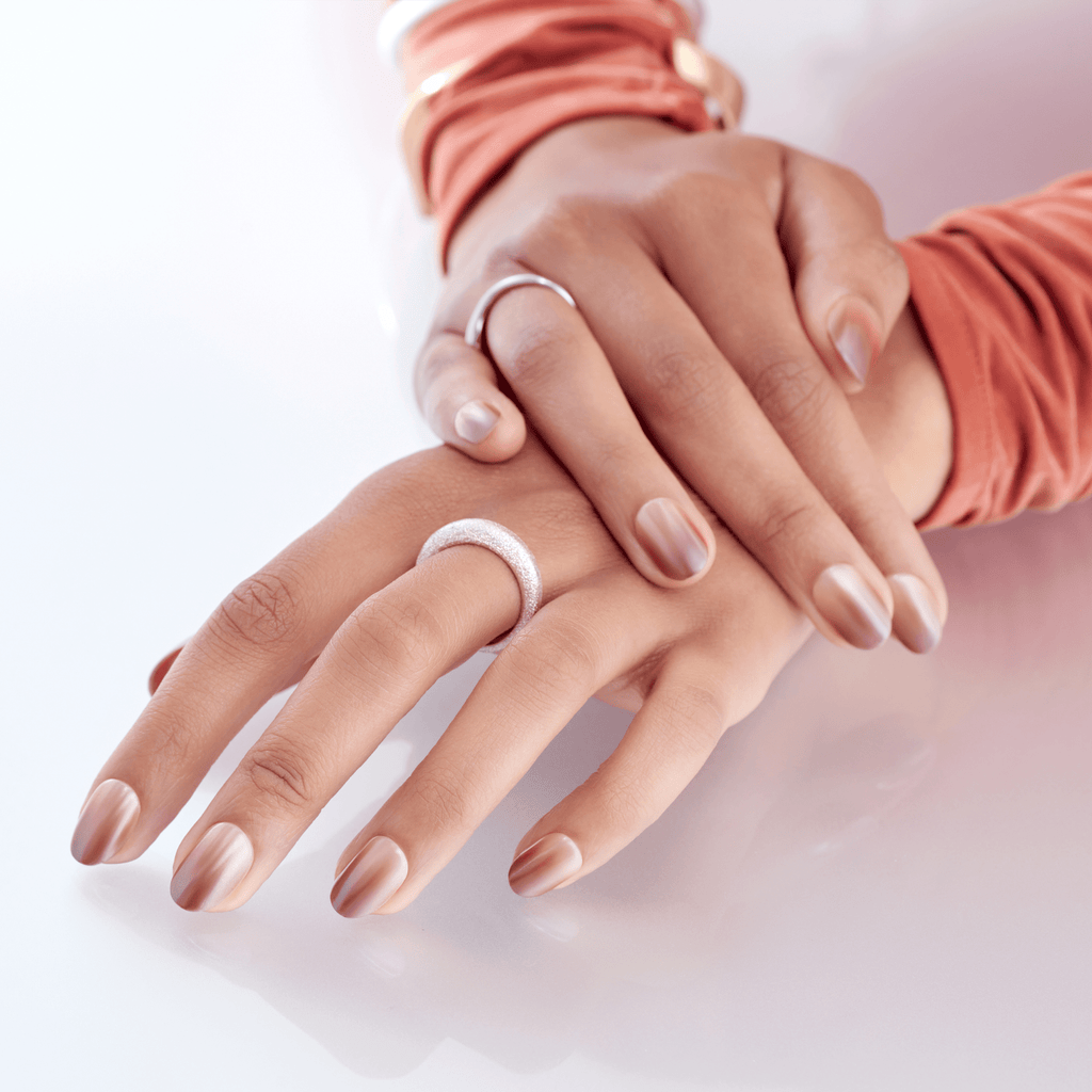 Simple style Press On Nails - Blissful Radiance