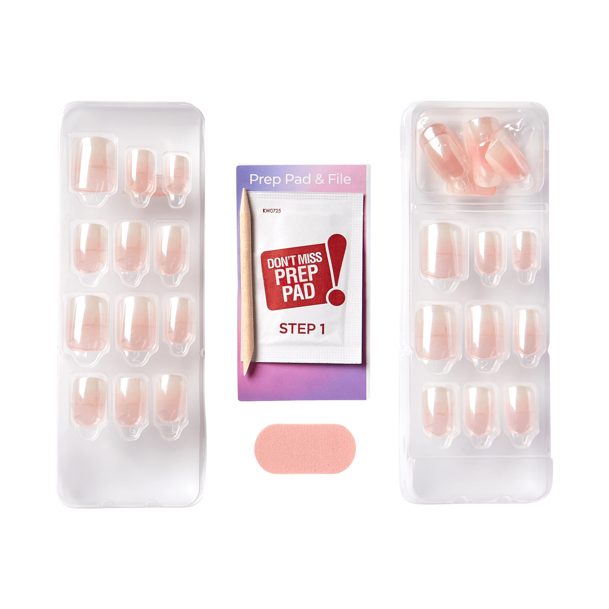 Simple style Press On Nails - Connection